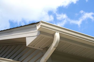Gutter Installation on Roof Edge